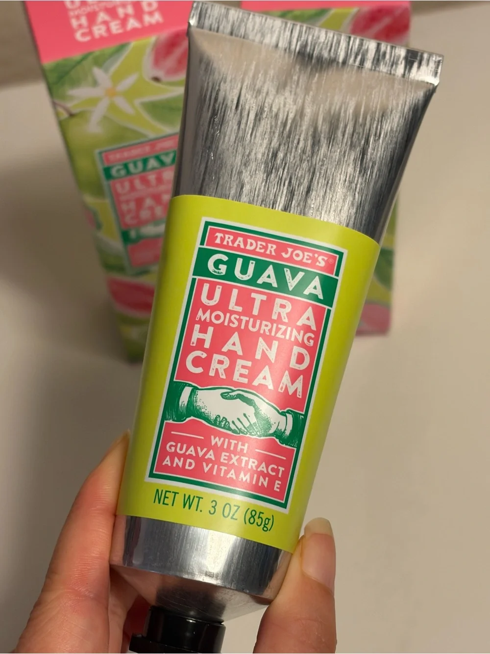 2 Pack Trader Joe’s Guava Ultra Moisturizing Hand Cream 3 oz/85g Vitamin E NEW